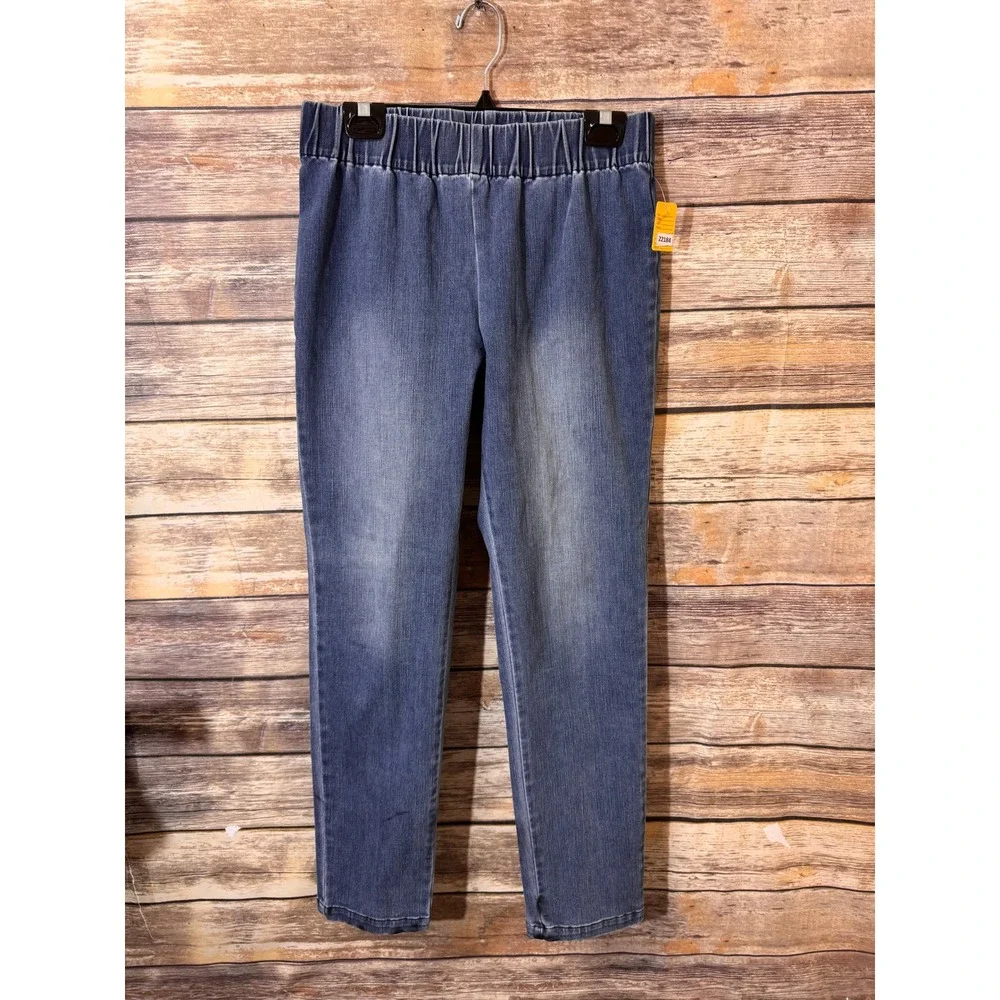 Soft Surroundings Jeans Metro Leggings Pull On Elastic Waist Stretch‎ M Medium 6